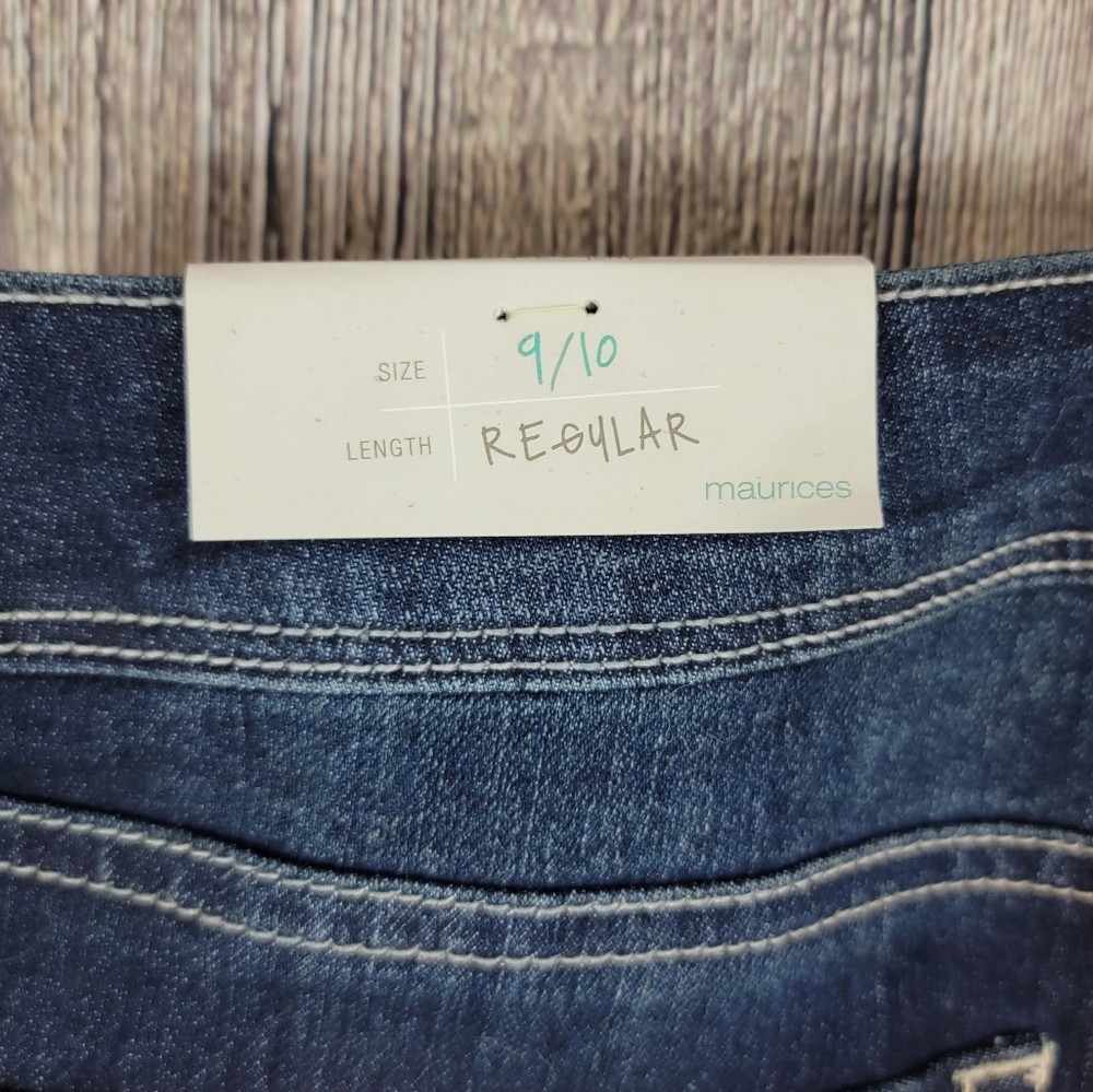 Maurices NWT Ellie Straight Fit Skinny Leg Jeans - Picture 9 of 10